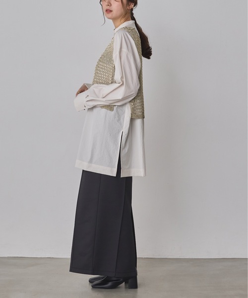 hunch（ハンチ）の「メタリックヤーン ニットベスト（ベスト・レディース・アンティークシルバー/ゴールド/ヘザーチャコール・FREE）」の16枚目の写真