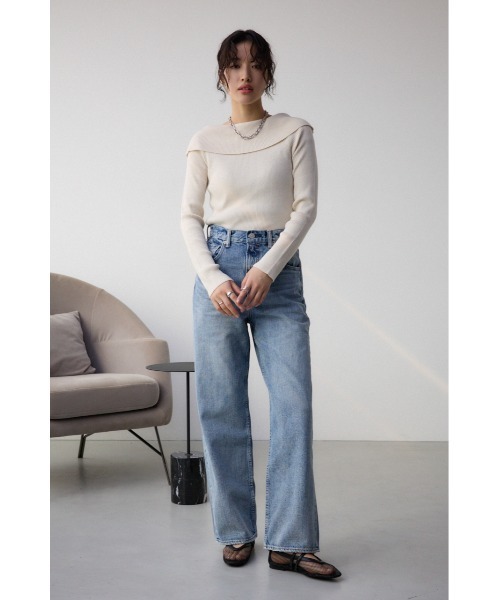 AZUL by moussy（アズールバイマウジー）の「ダブルベルトメッシュフラットパンプス（パンプス・レディース・シルバー/ブラック・SMALL/MEDIUM/LARGE/LL）」の4枚目の写真