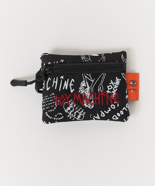 TOY　MACHINE（トイ　マシーン）の「TOY MACHINE/トイマシーン TM SQUARE COIN PURSE コインパス 2026年春夏（コインケース・メンズ・ブラック/ライトブラウン/ブラック×ホワイト・FREE）」の11枚目の写真