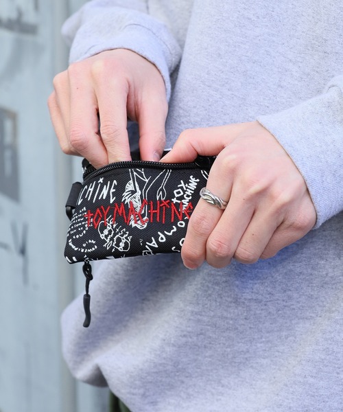 TOY　MACHINE（トイ　マシーン）の「TOY MACHINE/トイマシーン TM SQUARE COIN PURSE コインパス 2026年春夏（コインケース・メンズ・ブラック/ライトブラウン/ブラック×ホワイト・FREE）」の14枚目の写真