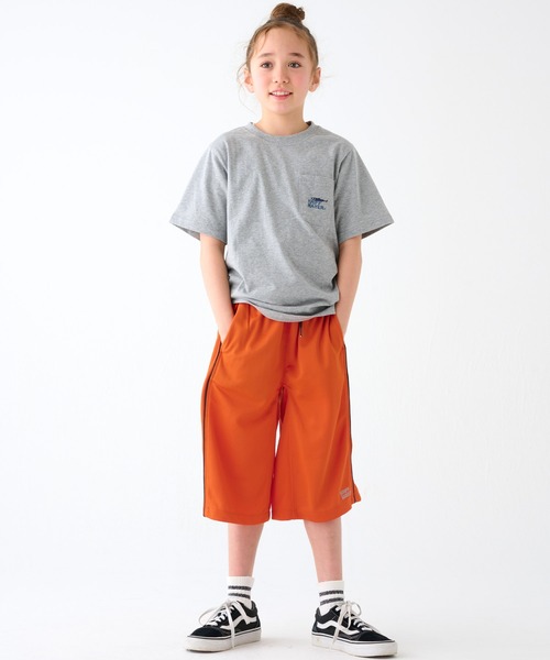 KRIFF MAYER Kid's Collection（クリフメイヤーキッズコレクション）の「バスパン 軽量ジャージ ハーフパンツ（その他パンツ・キッズ・ブラック/オリーブ/ベージュ/オレンジ/ネイビー/パープル・120/130/140/150/160/170）」の14枚目の写真