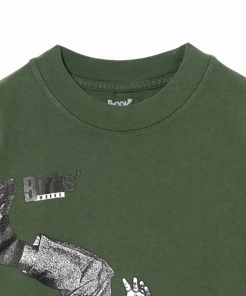BEAMS T（ビームスティー）の「BOOK WORKS × (UN) PROJECTS / BIRKS' WORKS T-SHIRT（Tシャツ/カットソー・メンズ・グリーン・M/L/XL）」の3枚目の写真