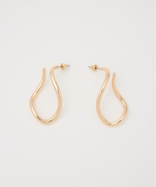 rienda（リエンダ）の「ニュアンスフープピアス（ピアス（両耳用）・レディース・ゴールド/シルバー・FREE）」の14枚目の写真