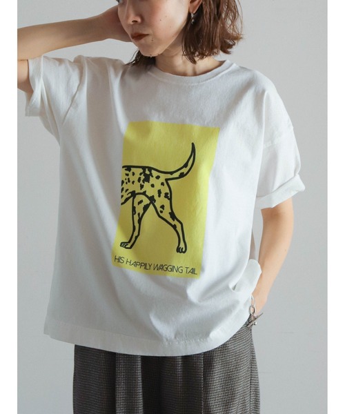 半袖 Tシャツ ダルメシアン オーバーサイズ 半袖Tシャツ 半T HARSH AND CRUEL tシャツ グラフィックダルメシアンTシャツ ユニ