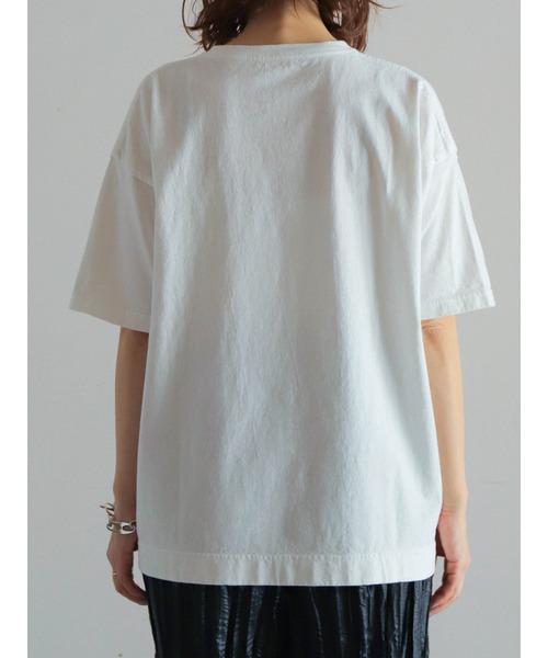 FIL DE FER(フィルデフェール)の「ダルメシアンPT 半袖TEE(Tシャツ/カットソー・レディース・ホワイト×ブルー/ホワイト×ピンク/ホワイト×イエロー・FREE)」の9枚目の写真