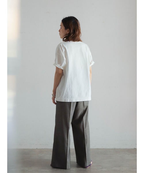 FIL DE FER(フィルデフェール)の「ダルメシアンPT 半袖TEE(Tシャツ/カットソー・レディース・ホワイト×ブルー/ホワイト×ピンク/ホワイト×イエロー・FREE)」の21枚目の写真
