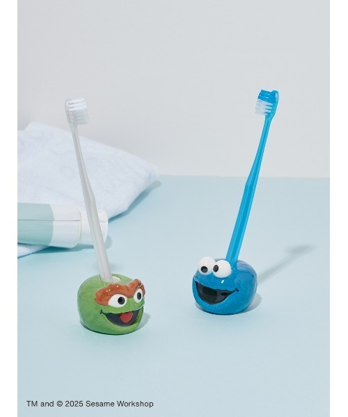 SESAME STREET（セサミストリート）の「ダイカット歯ブラシスタンド（オーラルケア/歯磨きグッズ・レディース・ブルー/グリーン・FREE）」の3枚目の写真