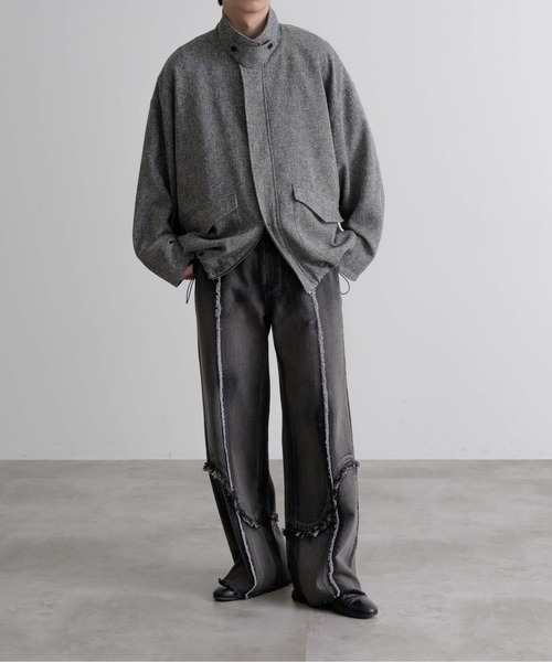 セール】2WAYツイードライクブルゾン（ブルゾン）｜epnok（エプノック