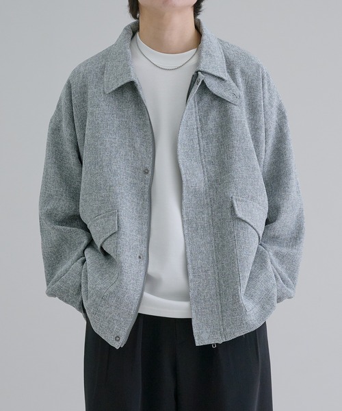 セール】2WAYツイードライクブルゾン（ブルゾン）｜epnok（エプノック