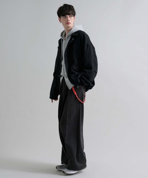 セール】2WAYツイードライクブルゾン（ブルゾン）｜epnok（エプノック