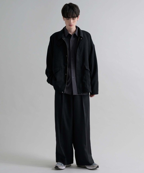 セール】2WAYツイードライクブルゾン（ブルゾン）｜epnok（エプノック