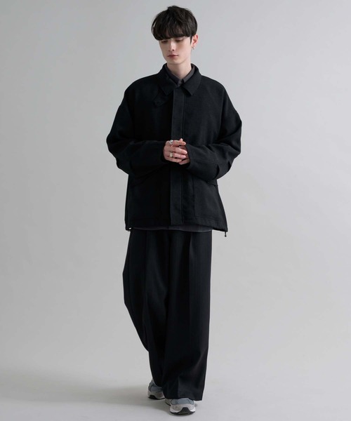 セール】2WAYツイードライクブルゾン（ブルゾン）｜epnok（エプノック