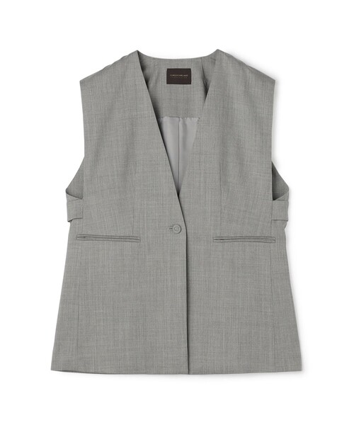 セール】ファインウーステッドウール カラーレスジレ（ベスト