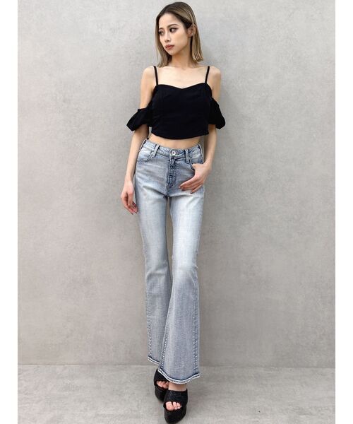 GYDA（ジェイダ）の「オフショルバルーンスリーブブラウス（シャツ/ブラウス・レディース・ブラック/その他1/オフホワイト・FREE）」の22枚目の写真