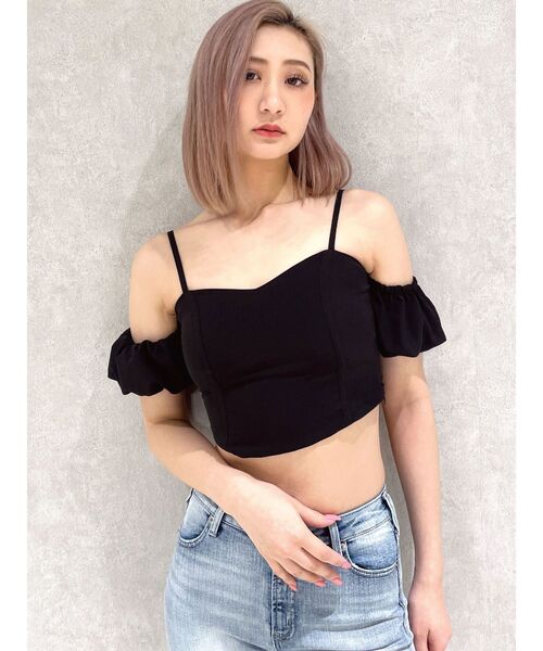 GYDA（ジェイダ）の「オフショルバルーンスリーブブラウス（シャツ/ブラウス・レディース・ブラック/その他1/オフホワイト・FREE）」の20枚目の写真