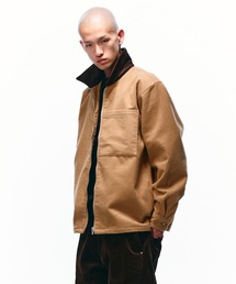 KASHMIR COTTON ZIP SHIRT