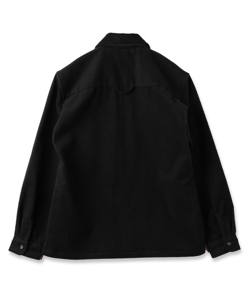 Jieda（ジエダ）の「KASHMIR COTTON ZIP SHIRT（ブルゾン・メンズ・ベージュ/ブラック・2/1）」の8枚目の写真