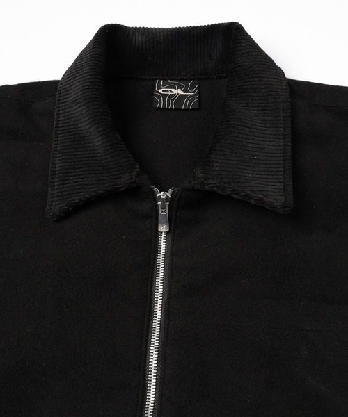 Jieda（ジエダ）の「KASHMIR COTTON ZIP SHIRT（ブルゾン・メンズ・ベージュ/ブラック・2/1）」の9枚目の写真