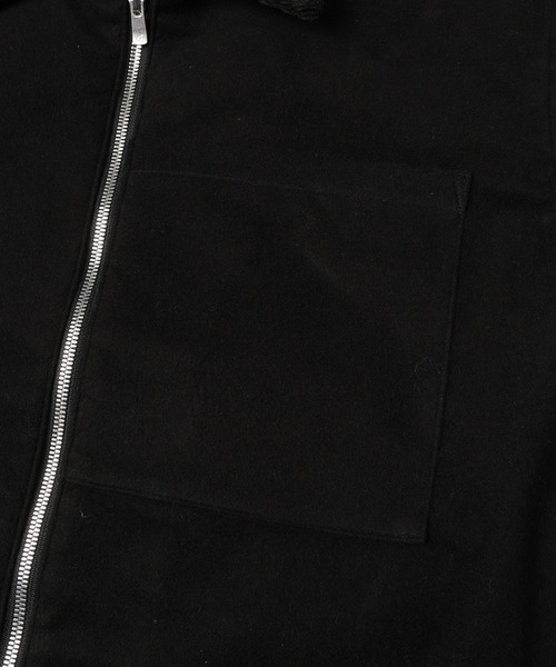 Jieda（ジエダ）の「KASHMIR COTTON ZIP SHIRT（ブルゾン・メンズ・ベージュ/ブラック・2/1）」の11枚目の写真