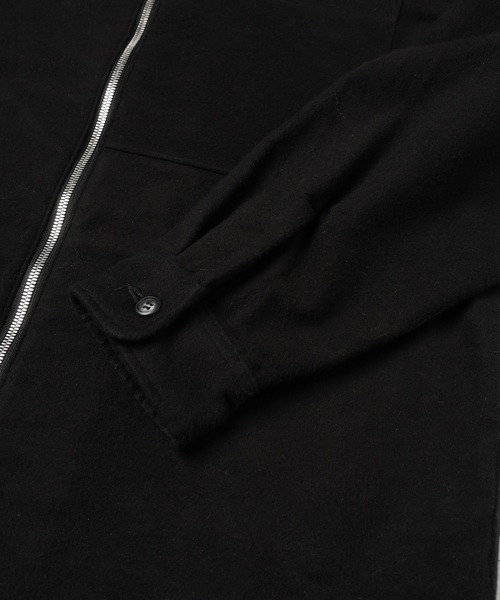 Jieda（ジエダ）の「KASHMIR COTTON ZIP SHIRT（ブルゾン・メンズ・ベージュ/ブラック・2/1）」の12枚目の写真