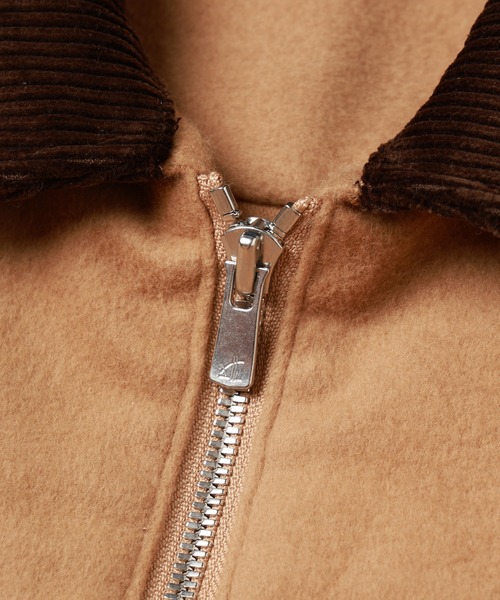 Jieda（ジエダ）の「KASHMIR COTTON ZIP SHIRT（ブルゾン・メンズ・ベージュ/ブラック・2/1）」の15枚目の写真