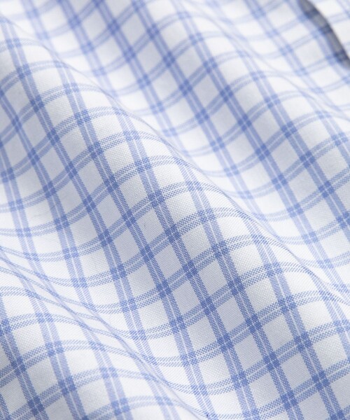 BROOKS BROTHERS(ブルックスブラザーズ)の「スーピマコットンストレッチ ピンポイントオックスフォード ウィンドウペイン ドレスシャツ Slim Fit(シャツ/ブラウス・メンズ・ブルー・15 1/2-31/14 1/2-31/14 1/2-32/15-31/15-32/15-33/15 1/2-32/15 1/2-33/16-31/16-32/16-33/16 1/2-32/16 1/2-33/16 1/2-34/17-32/17-33/17-34)」の6枚目の写真