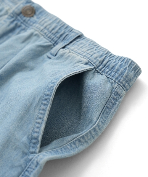 GLAZOS(グラソス)の「【大人向けサイズあり】ライトデニム・ワイドカーゴパンツ(デニムパンツ・キッズ・ライトブルー/ブラック/インディゴブルー・M/L/LL/S)」の20枚目の写真