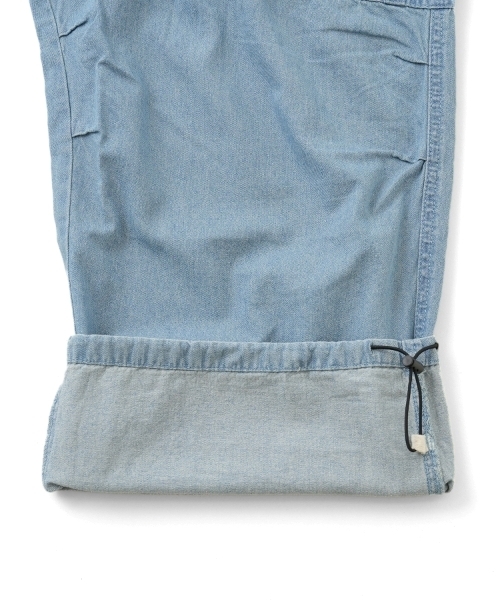 GLAZOS(グラソス)の「【大人向けサイズあり】ライトデニム・ワイドカーゴパンツ(デニムパンツ・キッズ・ライトブルー/ブラック/インディゴブルー・M/L/LL/S)」の4枚目の写真