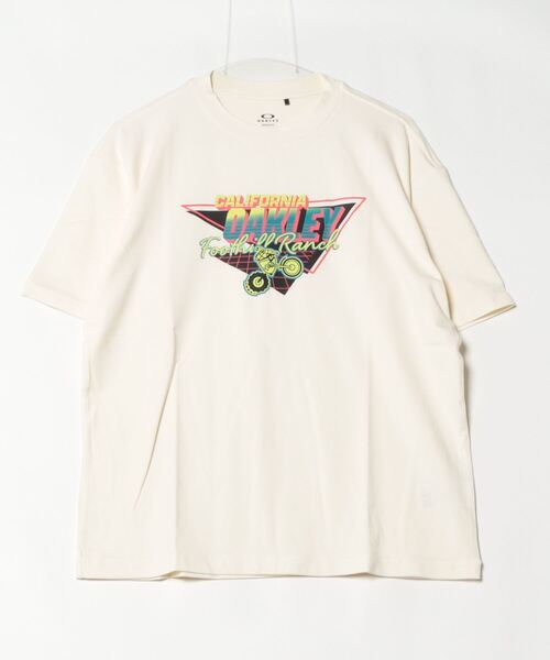 OAKLEY（オークリー）の「オークリー  EN NEW RETRO TEE 8BIT 2.0（Tシャツ/カットソー・メンズ・オリーブ/ブラック/オフホワイト・M/L/LL/3L）」の2枚目の写真