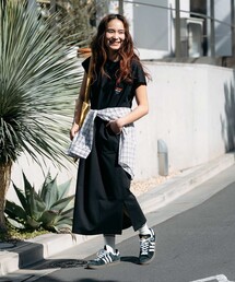 FREAK'S STORE | NANGA × FREAK'S STORE/ナンガ 別注 ポケット付き フレンチスリーブワンピース/Tシャツワンピース(ワンピース)