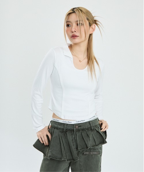 売れ筋商品|||カスパー カットソー トップス レディース Plus Size Twist-Front Shell Top Tearose カスパー カットソー トップス レディース Plus Size Printed