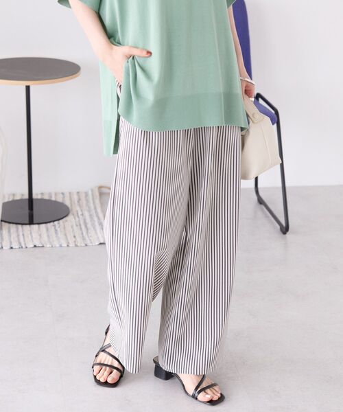 AMERICAN HOLIC(アメリカンホリック)の「アソートギャザー柄パンツ【WEB限定カラー・サイズ有り】(その他パンツ・レディース・ストライプ/ドット/ブラック/ブルー/ベージュ系その他3/ブラック系その他・M/L/XS)」の5枚目の写真