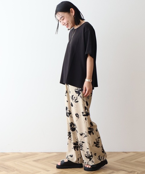 AMERICAN HOLIC(アメリカンホリック)の「アソートギャザー柄パンツ【WEB限定カラー・サイズ有り】(その他パンツ・レディース・ストライプ/ドット/ブラック/ブルー/ベージュ系その他3/ブラック系その他・M/L/XS)」の7枚目の写真