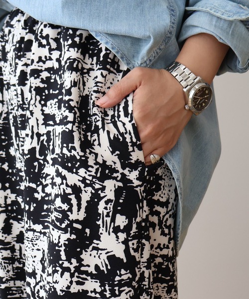 AMERICAN HOLIC(アメリカンホリック)の「アソートギャザー柄パンツ【WEB限定カラー・サイズ有り】(その他パンツ・レディース・ストライプ/ドット/ブラック/ブルー/ベージュ系その他3/ブラック系その他・M/L/XS)」の8枚目の写真