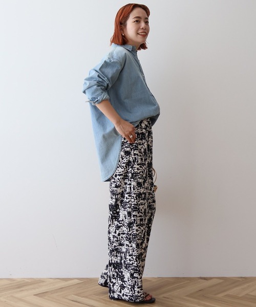 AMERICAN HOLIC(アメリカンホリック)の「アソートギャザー柄パンツ【WEB限定カラー・サイズ有り】(その他パンツ・レディース・ストライプ/ドット/ブラック/ブルー/ベージュ系その他3/ブラック系その他・M/L/XS)」の10枚目の写真