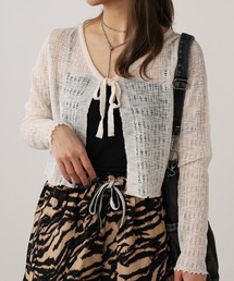 ROOPTOKYO | クロップド シアーカーディガン(カーディガン/ボレロ)