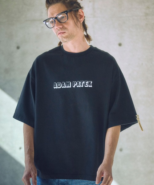 ADAM PATEK(アダムパテック)の「ADAMPATEK/shadow logo short sleeve T/シャドウロゴプリントTシャツ(AP2514018)(Tシャツ/カットソー・レディース・オレンジ/ブラック/ホワイト・1/2)」の16枚目の写真