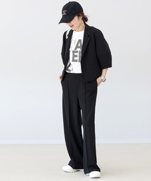 Aletta vita（アレッタビータ）の「ダブルクロスランタンジャケットセットアップ（セットアップ）」