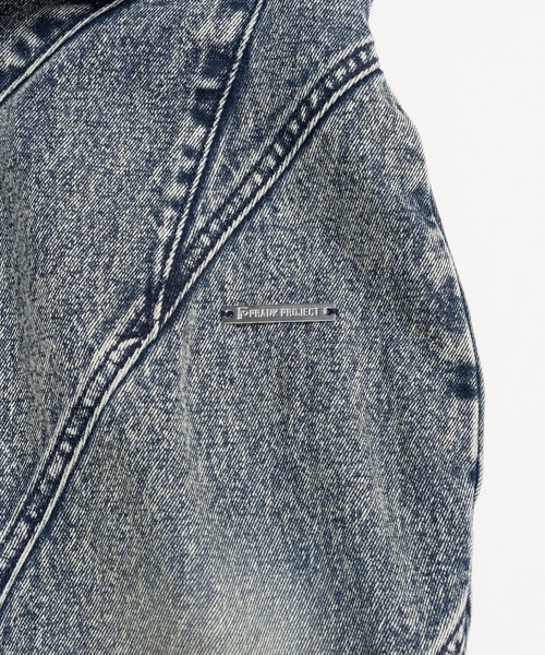 セール】スカルプテッドデニムマキシスカート / Sculpted Denim Maxi