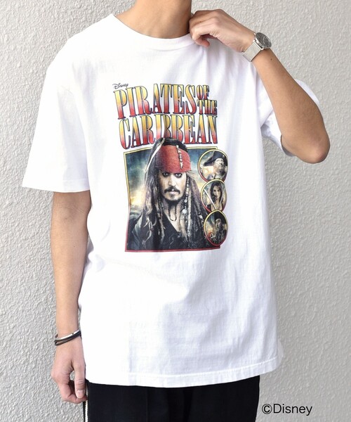 PIRATES パイレーツ・オブ・カビリアン　Tシャツ　ビッグプリント　両面 新品未使用！パイレーツオブカリビアン ロンT Disney Pirates Of The