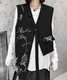 MONO8 | アシンメトリーベスト(ベスト)