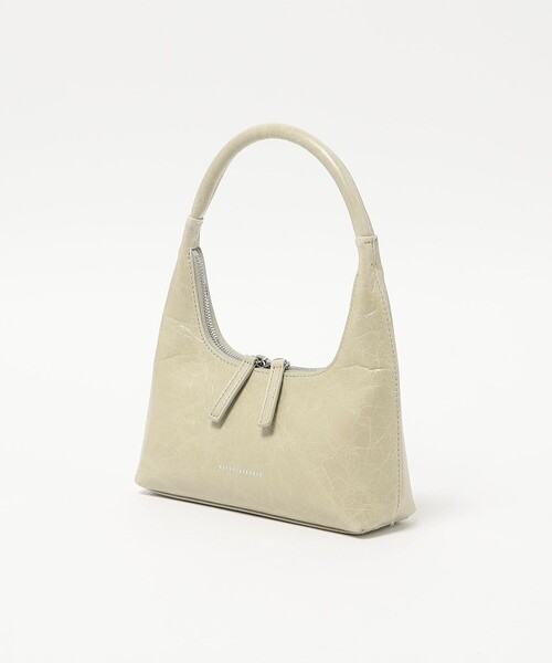 ★送料・関税込★MARGE SHERWOOD★HOBO MINI★バッグ★ Black Glossy Plain Outpocket Hobo Mini - Marge Sherwood