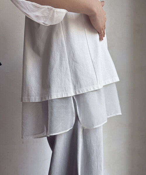DouDou（ドゥドゥ）の「【WEB限定】リバーシブルカットソー（Tシャツ/カットソー・レディース・ブラック/オフホワイト・FREE）」の21枚目の写真