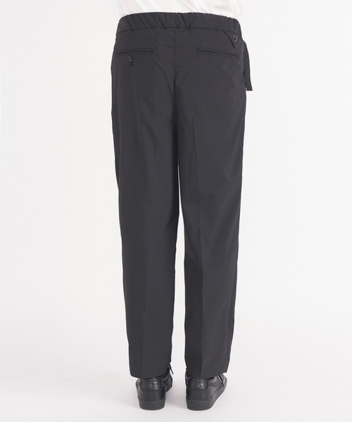 ホワイトマウンテニアリング GLEN CHECK BELTED PANTS