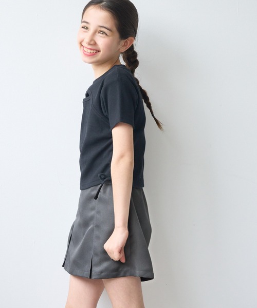 coca(coca)(コカ)の「キッズ ボックスプリーツスカパン(その他パンツ・キッズ・チャコール/A・120/130/140/150)」の4枚目の写真