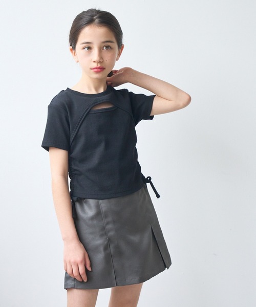 coca(coca)(コカ)の「キッズ ボックスプリーツスカパン(その他パンツ・キッズ・チャコール/A・120/130/140/150)」の7枚目の写真