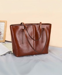【 NiiNa / ニーナ 】高品質牛革 シンプル トートバッグ