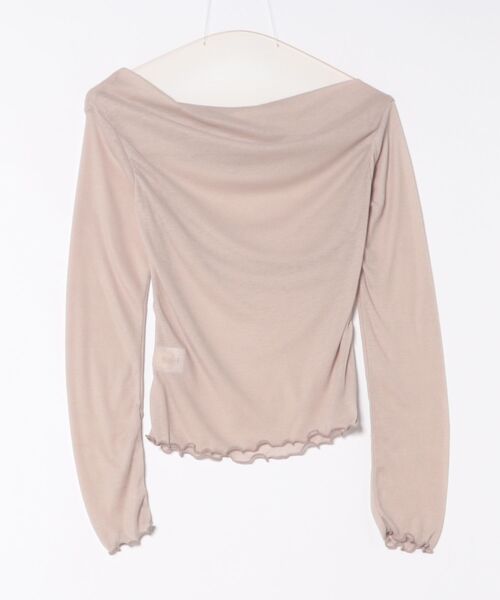 Rashik（ラシク）の「ルーズドレープシアートップス（Tシャツ/カットソー・レディース・ベージュ/チャコール/ホワイト/ブラック・FREE）」の16枚目の写真