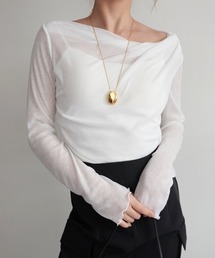 Rashik | ルーズドレープシアートップス(Tシャツ/カットソー)