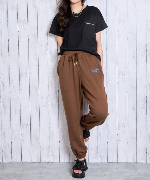 GORGE(ゴージ)の「《ZIP付きポケT》Vネックカットソー/こなれ感プラス(Tシャツ/カットソー・レディース・カーキ/ブラック/チャコール/ライトグレー/オフホワイト・F)」の7枚目の写真